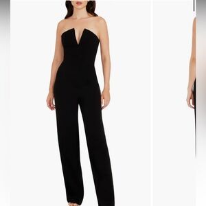 Fernanda Strapless Jumpsuit Midnight blue color
Dessy collection